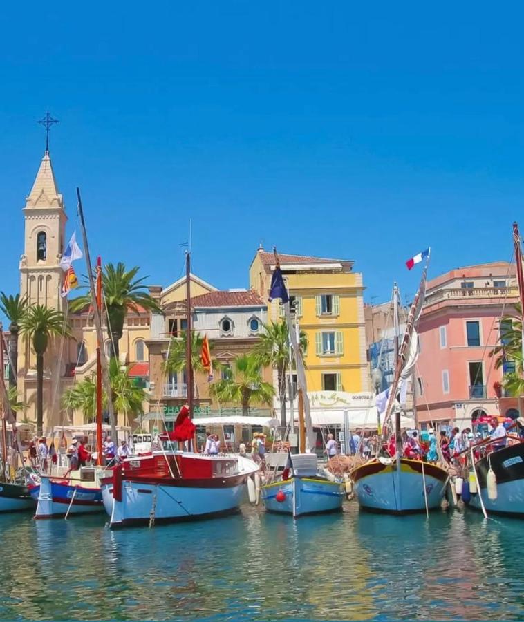 Confortable T2 Vue Mer Avec Terrasse Amenagee Et Parking Prive, Plage Et Port A Pied サナリー・シュル・メール エクステリア 写真